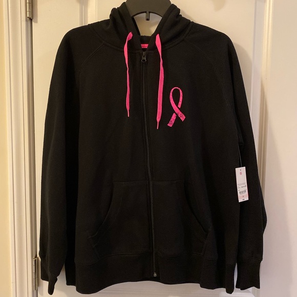 made for life Jackets & Coats Nwt Breast Cancer Awareness Zip Front
